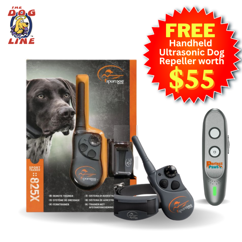 SportDOG Remote Training CollarSD825X with FREE! Hand Held Ultrasonic